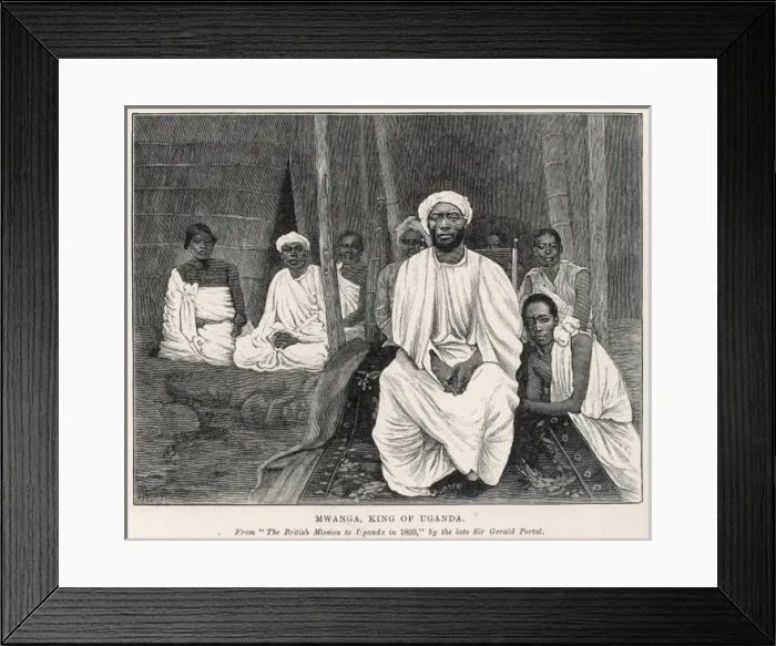 Framed Print : Mwanga, King of Uganda Framed Print : Mwanga, King of Uganda