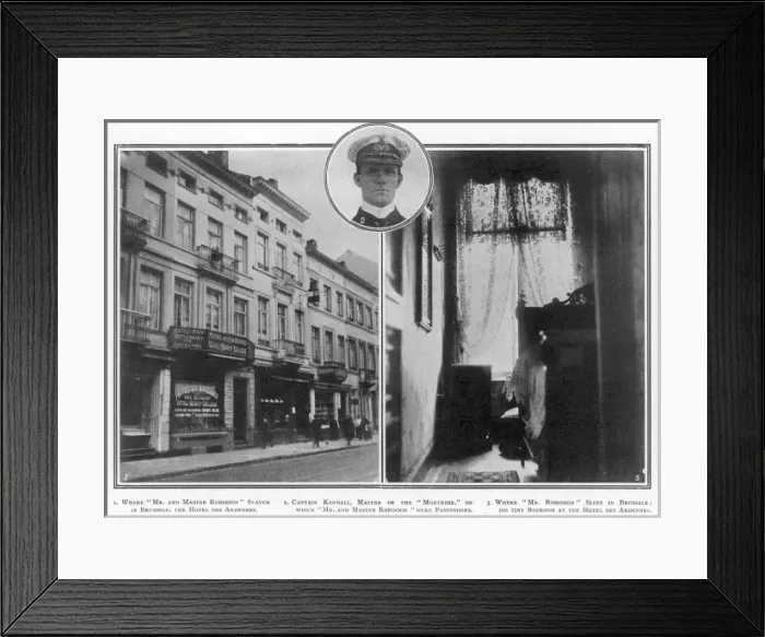 Framed Print : Where Dr Crippen stayed Framed Print : Where Dr Crippen stayed