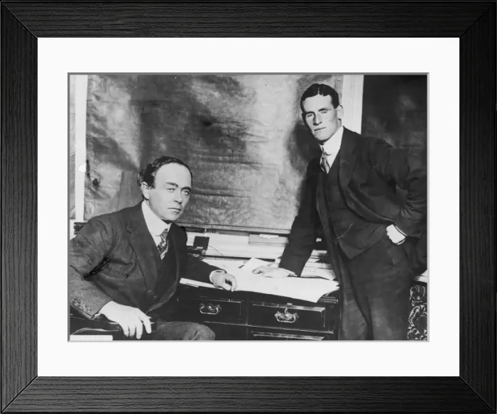 Framed Print : Captain Robert Falcon Scott and Edward Evans Framed Print : Captain Robert Falcon Scott and Edward Evans