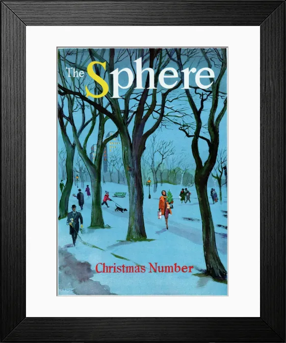 Framed Print : The Sphere Christmas Number 1961 Framed Print : The Sphere Christmas Number 1961