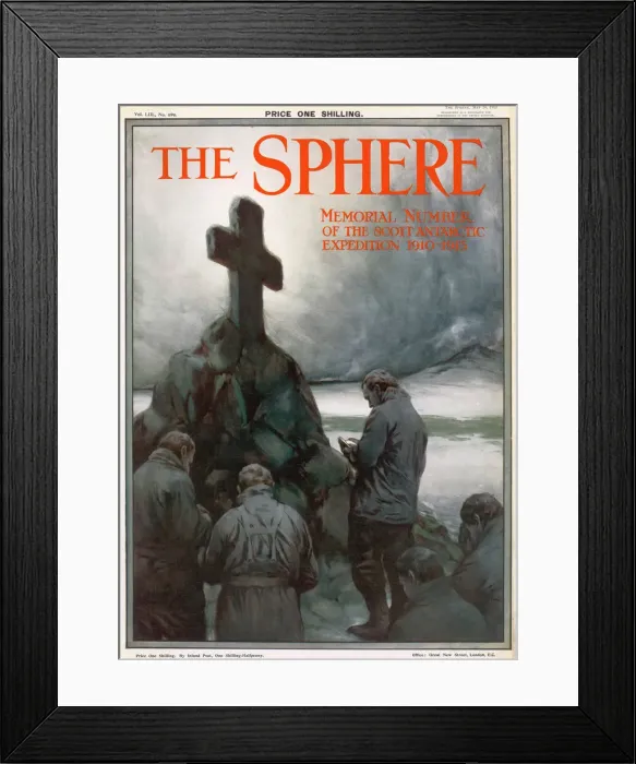 Framed Print : Front cover of the Sphere Scott Memorial Number Framed Print : Front cover of the Sphere Scott Memorial Number