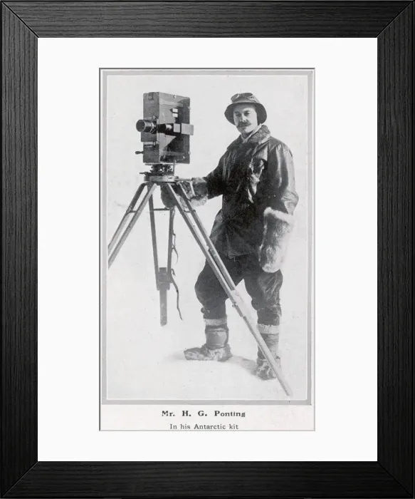 Framed Print : Herbert Ponting Framed Print : Herbert Ponting