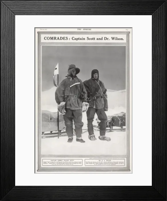 Framed Print : Captain Scott and Dr. Wilson Framed Print : Captain Scott and Dr. Wilson