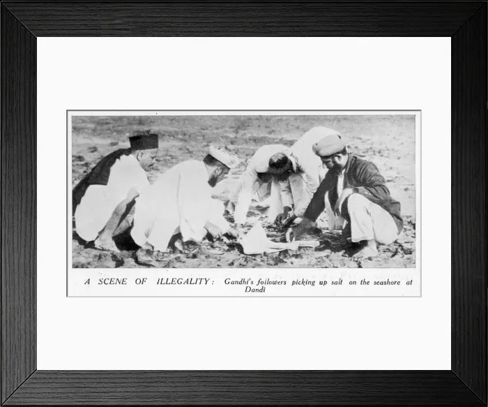 Framed Print : Salt March