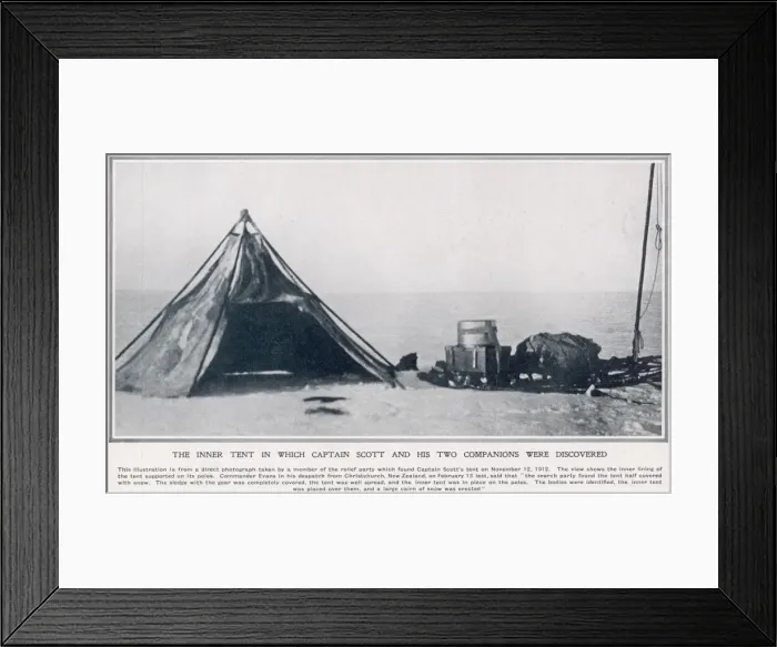 Framed Print : The Last Resting Place of Captain Scott Framed Print : The Last Resting Place of Captain Scott