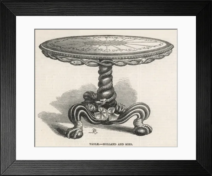 Framed Print : Furniture by Holland and Sons