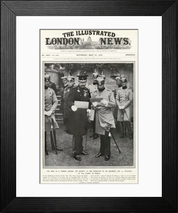 Framed Print : George V as a German officer Framed Print : George V as a German officer