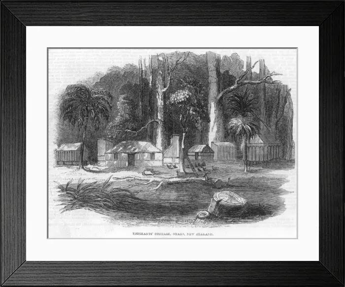 Framed Print : Emigrants cottage
