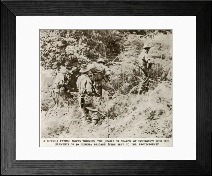 Framed Print : Brunei released from rebel hands Framed Print : Brunei released from rebel hands