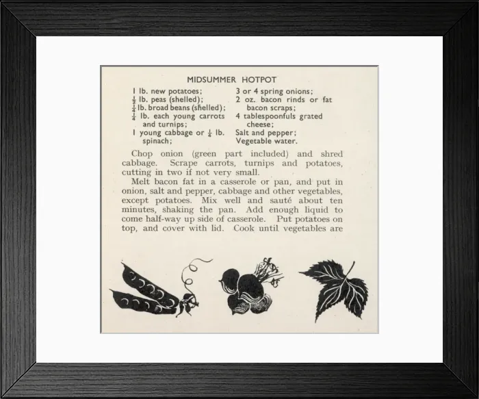 Framed Print : Recipe for a midsummer hotpot Framed Print : Recipe for a midsummer hotpot