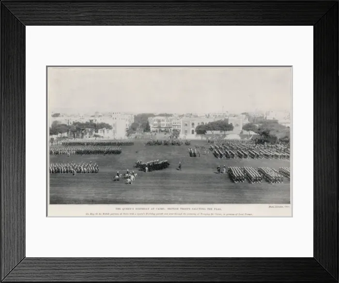 Framed Print : The Queens birthday at Cairo