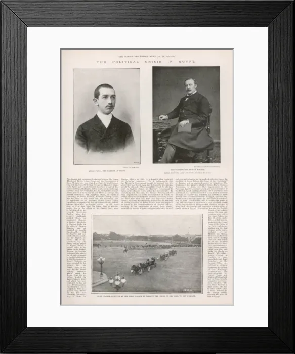 Framed Print : The political crisis in Egypt