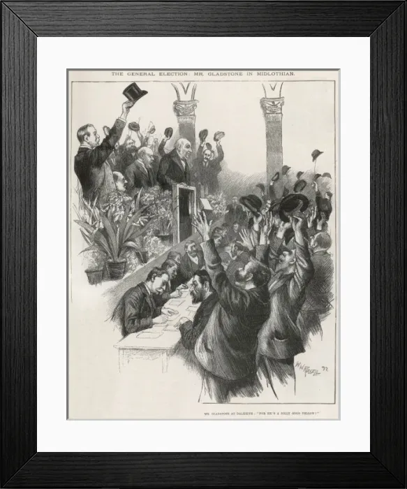 Framed Print : Mr Gladstone at Dalkeith Framed Print : Mr Gladstone at Dalkeith