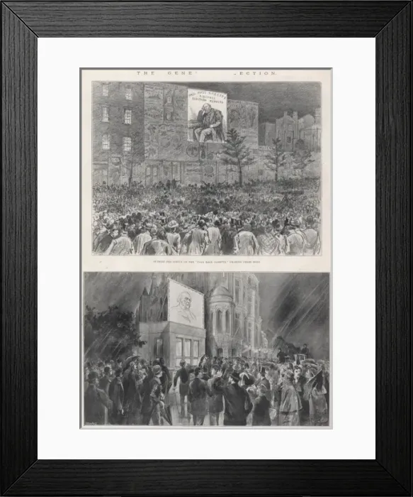 Framed Print : The General Election 1895 Framed Print : The General Election 1895