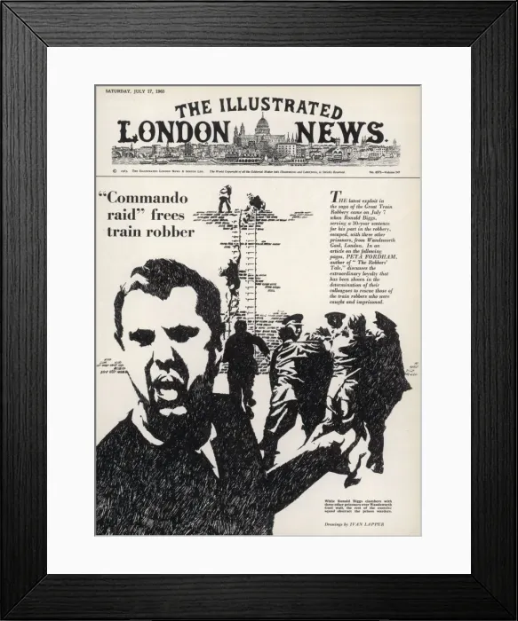 Framed Print : The Great Train Robbery- commando raid frees train robber Framed Print : The Great Train Robbery- commando raid frees train robber