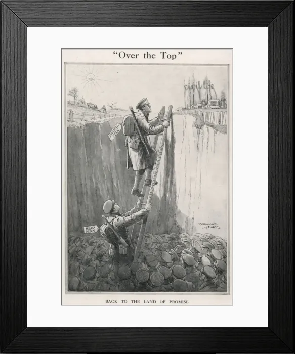 Framed Print : Over the Top by Bernard Hugh