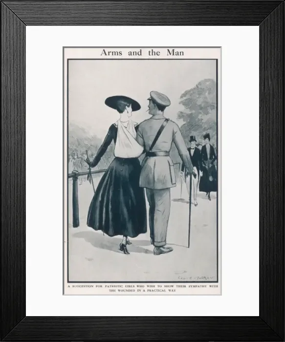 Framed Print : Arms and the Man by Edwin Morrow