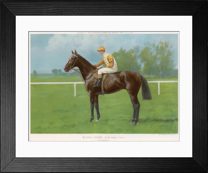Framed Print : Bayardo ridden by Danny Maher Framed Print : Bayardo ridden by Danny Maher