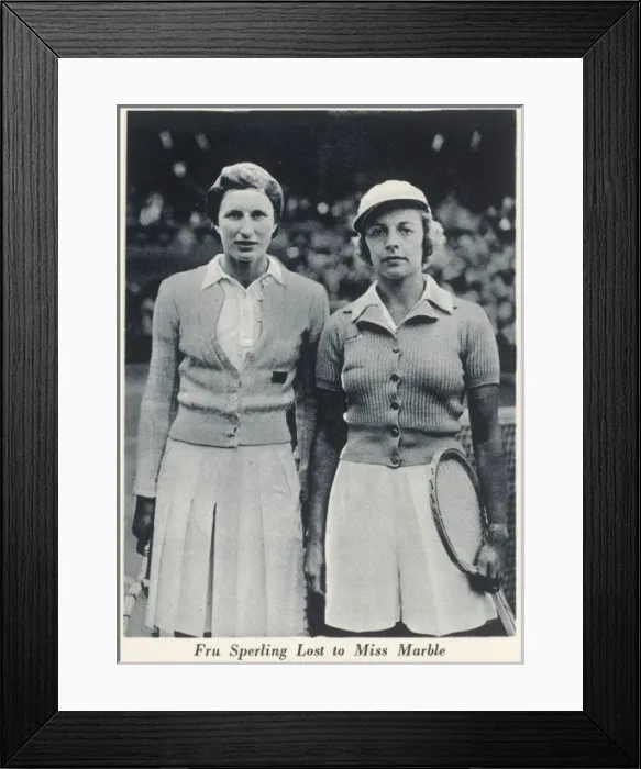 Framed Print : Alice Marble, 1939 Wimbledon champion Framed Print : Alice Marble, 1939 Wimbledon champion