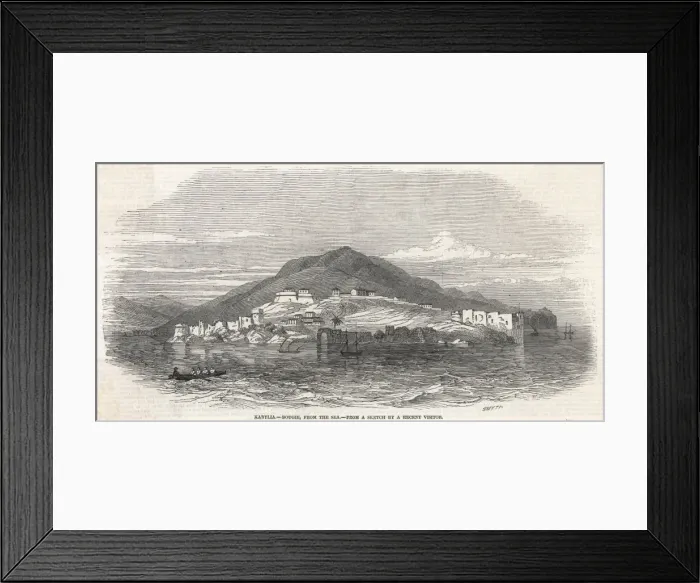Framed Print : Bejaia viewed from the sea Framed Print : Bejaia viewed from the sea
