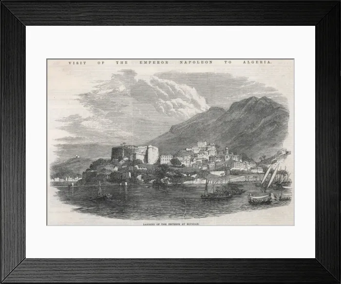 Framed Print : Bejaia viewed from the sea Framed Print : Bejaia viewed from the sea