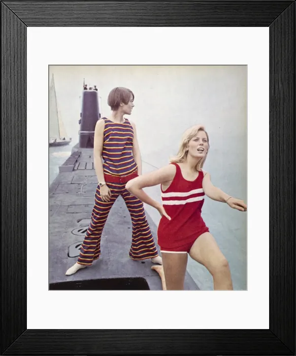 Framed Print : Sea Siren outfits, 1966 Framed Print : Sea Siren outfits, 1966