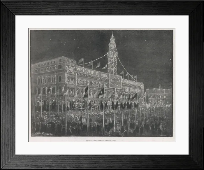 Framed Print : Australian Commonwealth celebrations Framed Print : Australian Commonwealth celebrations