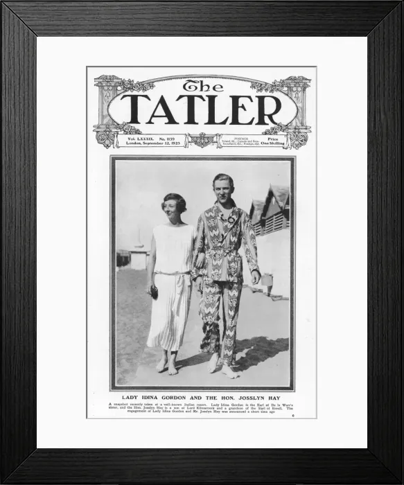 Framed Print : Lady Idina Gordon and the Hon Josslyn Hay Framed Print : Lady Idina Gordon and the Hon Josslyn Hay