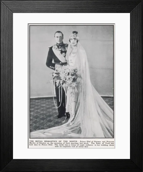 Framed Print : The Norwegian-Swedish Royal Wedding Framed Print : The Norwegian-Swedish Royal Wedding