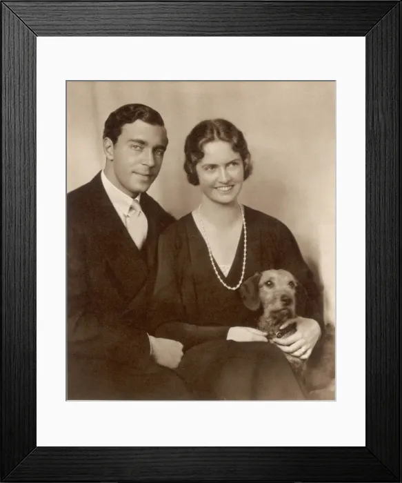 Framed Print : Prince and Princess Gustaf Adolf of Sweden Framed Print : Prince and Princess Gustaf Adolf of Sweden