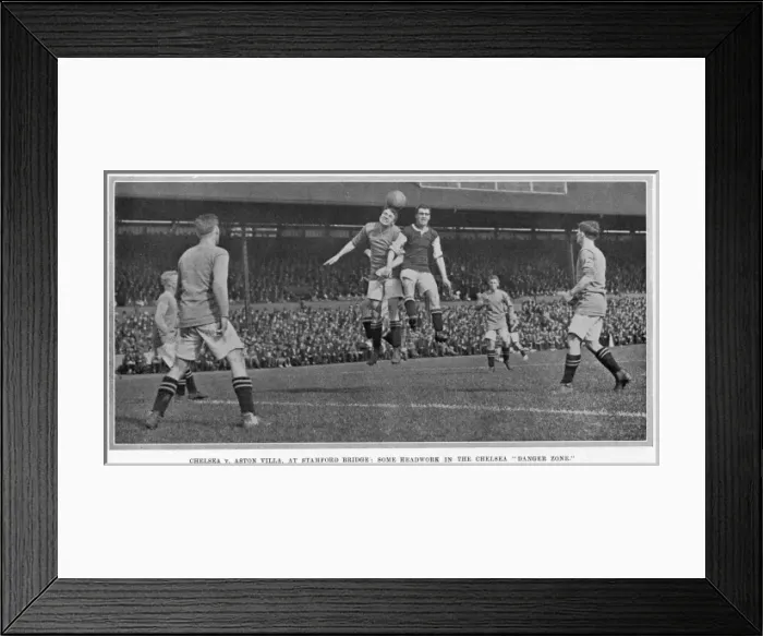 Framed Print : Chelsea v. Aston Villa at Stamford Bridge Framed Print : Chelsea v. Aston Villa at Stamford Bridge