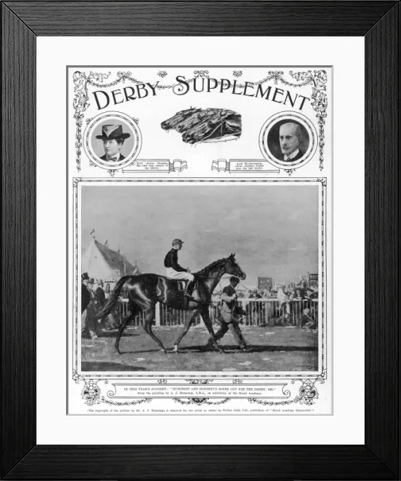 Framed Print : Front cover, Derby Supplement Framed Print : Front cover, Derby Supplement