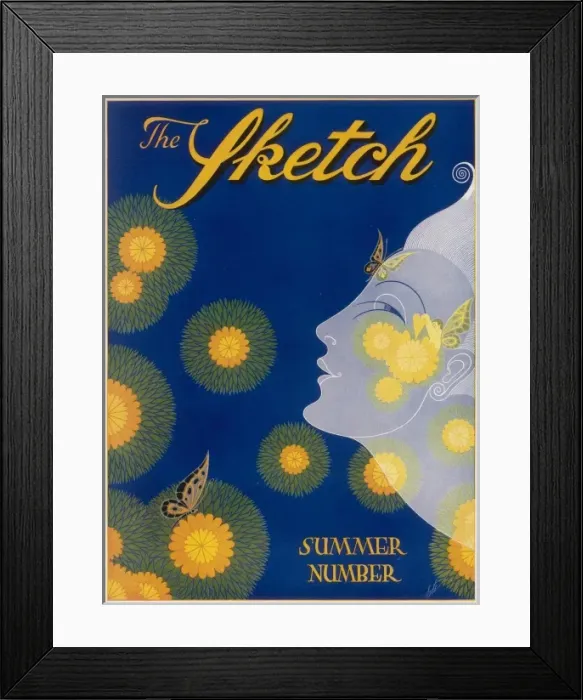 Framed Print : The Sketch Summer Number front cover, 1933 Framed Print : The Sketch Summer Number front cover, 1933