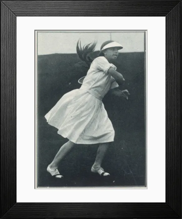 Framed Print : Helen Wills Moody as a little girl Framed Print : Helen Wills Moody as a little girl