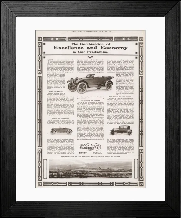 Framed Print : Angus-Sanderson production