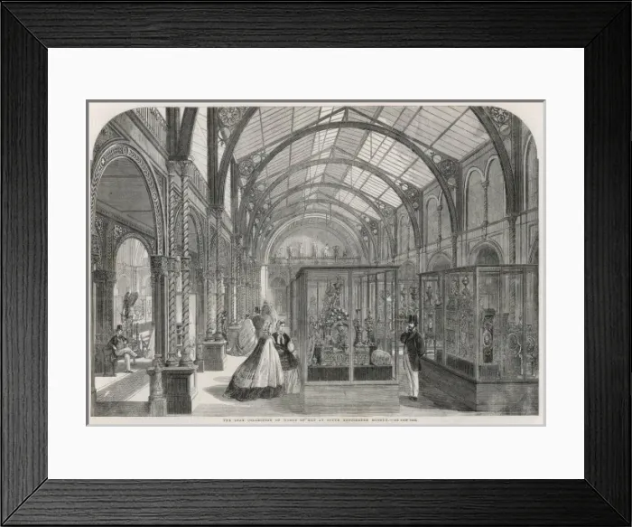 Framed Print : The Loan Collection at the South Kensington Museum Framed Print : The Loan Collection at the South Kensington Museum