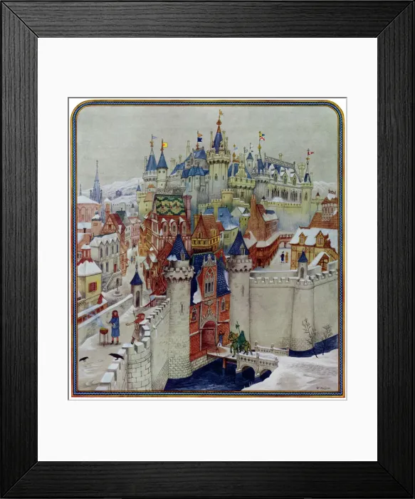 Framed Print : Sir Gawain and the Green Knight by William McLaren Framed Print : Sir Gawain and the Green Knight by William McLaren