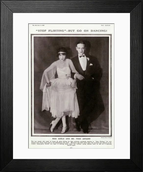 Framed Print : Fred and Adele Astaire Framed Print : Fred and Adele Astaire