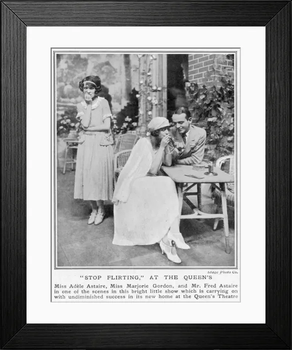 Framed Print : Fred and Adele Astaire in Stop Flirting Framed Print : Fred and Adele Astaire in Stop Flirting