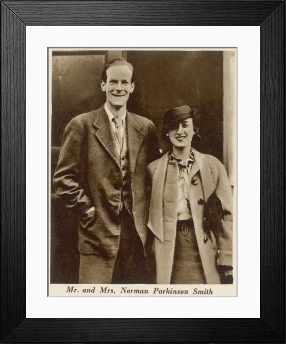 Framed Print : Mr and Mrs Norman Parkinson Smith Framed Print : Mr and Mrs Norman Parkinson Smith