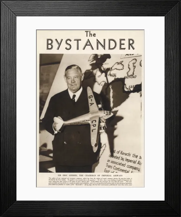 Framed Print : Sir Eric Geddes Framed Print : Sir Eric Geddes