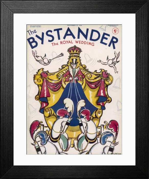 Framed Print : The Bystander Royal Wedding Number front cover Framed Print : The Bystander Royal Wedding Number front cover
