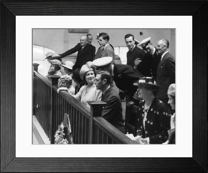 Framed Print : The Royal Family at Darmouth Naval College Framed Print : The Royal Family at Darmouth Naval College