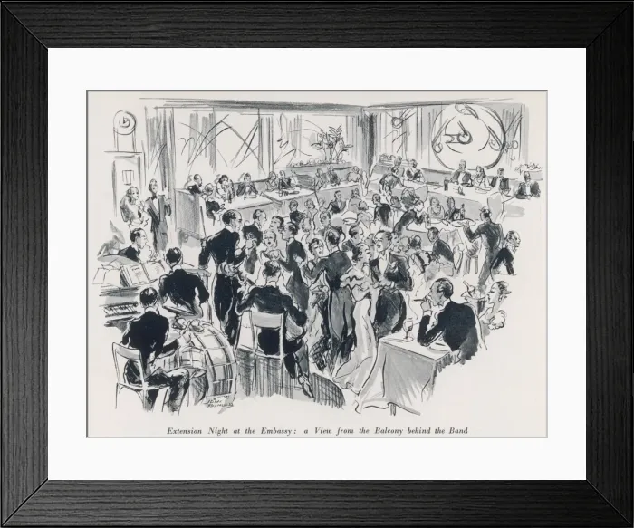 Framed Print : The Embassy Club Framed Print : The Embassy Club