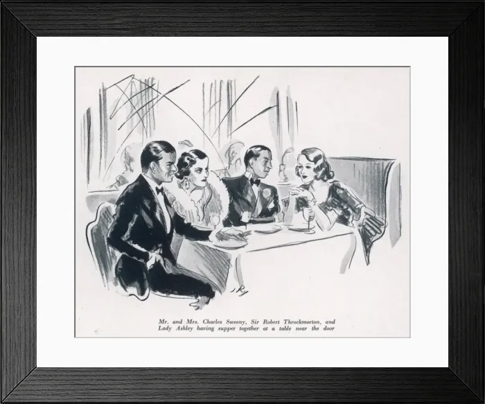 Framed Print : Mrs and Mrs Charles Sweeny at The Embassy Club Framed Print : Mrs and Mrs Charles Sweeny at The Embassy Club