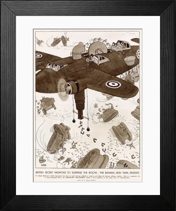 Framed Print : British Secret Weapons to Surprise the Boche Framed Print : British Secret Weapons to Surprise the Boche