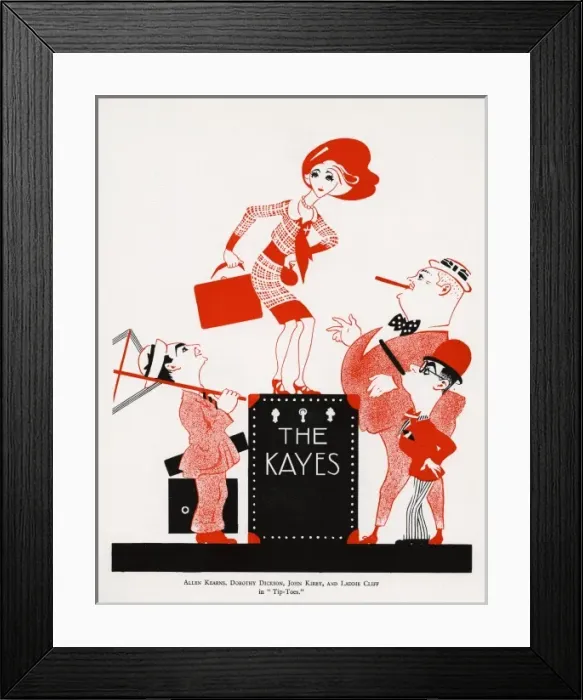 Framed Print : Theatre, Tip Toes Nerman Framed Print : Theatre, Tip Toes Nerman