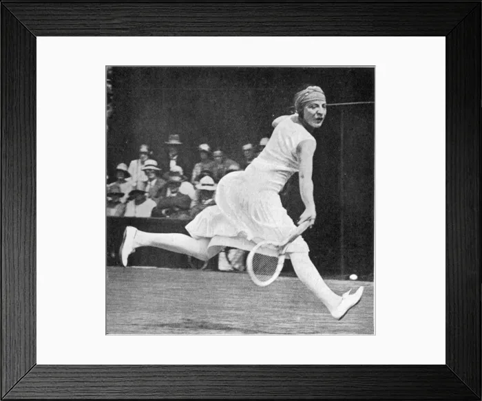 Framed Print : Suzanne Lenglen Framed Print : Suzanne Lenglen