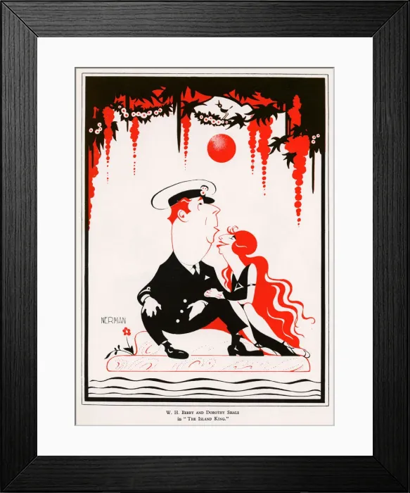 Framed Print : Theatre, The Island KIng Nerman Framed Print : Theatre, The Island KIng Nerman