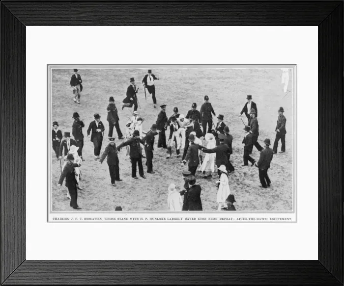 Framed Print : Eton and Harrow Match at Lords, 1925 Framed Print : Eton and Harrow Match at Lords, 1925